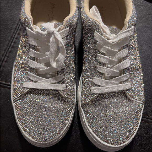 Rhinestone sneakers by Betsy Johnson - Picture 5 of 8